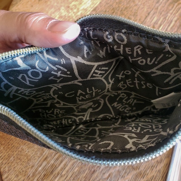 Betsey Johnson Sequined Wristlet - Picture 3 of 5